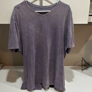 Lululemon Round Neck T-shirt Stone Washed Purple